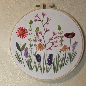 Handmade Floral embroidery